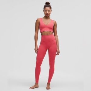 NWT Lululemon Align HR high rise pant leggings 28”, 8, Desert Red